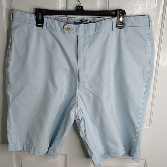 Peter Millar Washed Twill Shorts in Faded Blue - Picture 3 of 7